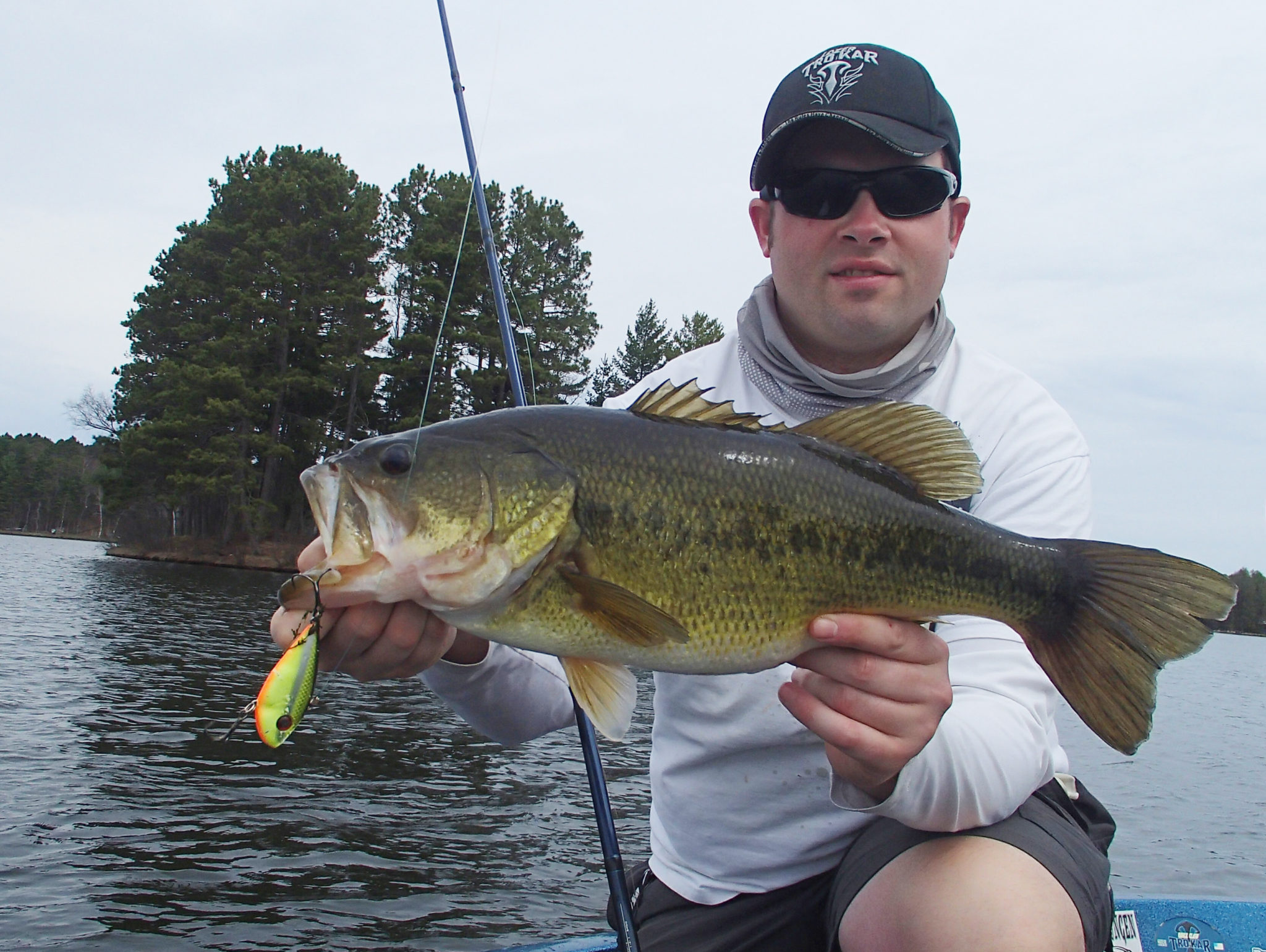 Wisconsin Bass Fishing Guide  No Weeds? No Problem Largemouth Bass