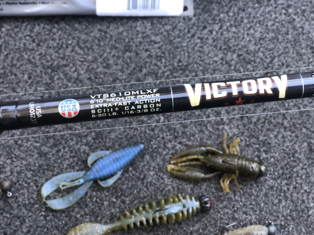 Wisconsin Bass Fishing Guide  St. Croix Victory Light Weight (VTS610MLXF)