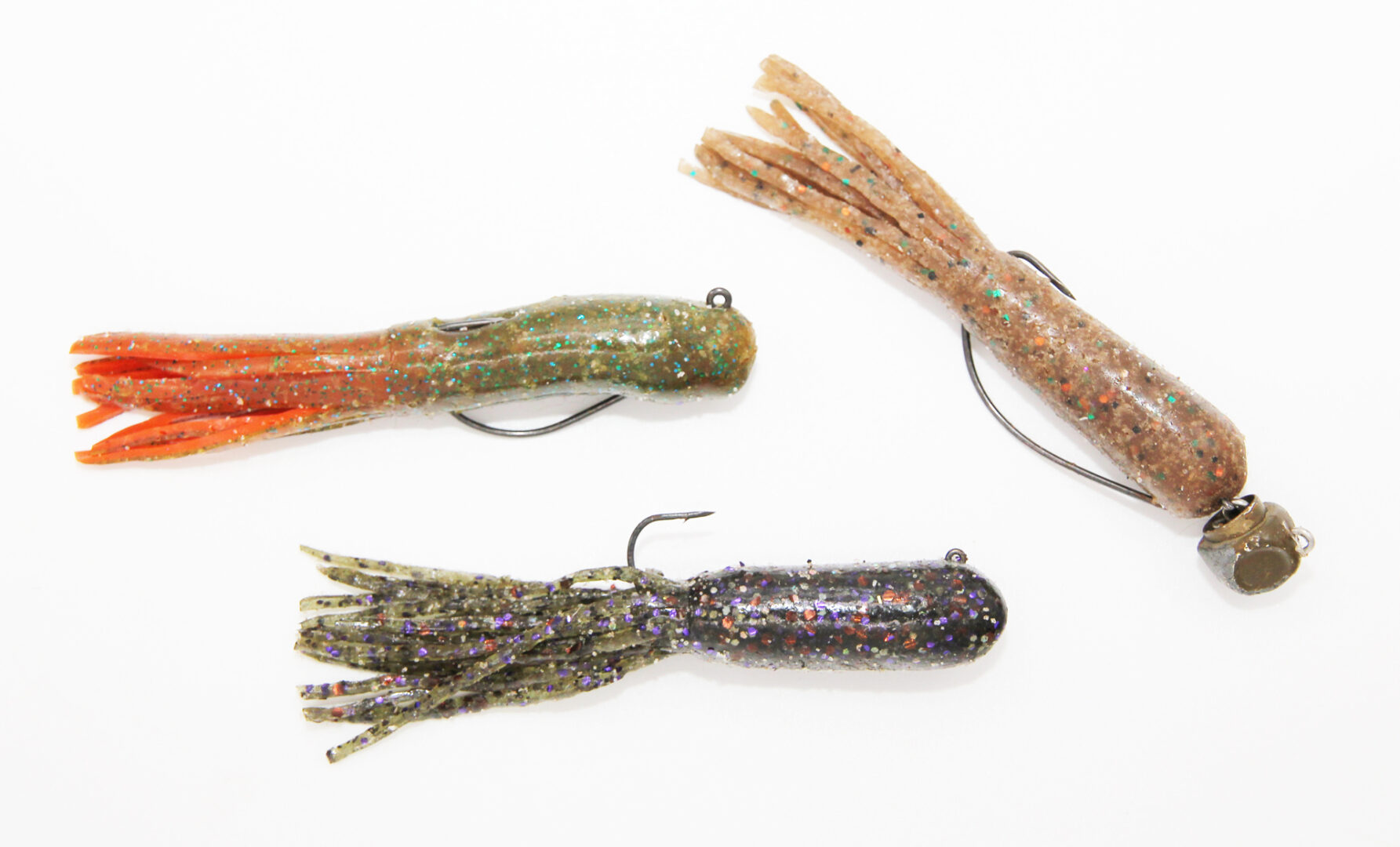 True North Baits - 2 Toddler Tube (TNB Goby, 6 pk) - Finesse Tube Micro  Tube jig Crappie jigs smallmouth bass Lure Trout Fishing Bait Garland Great